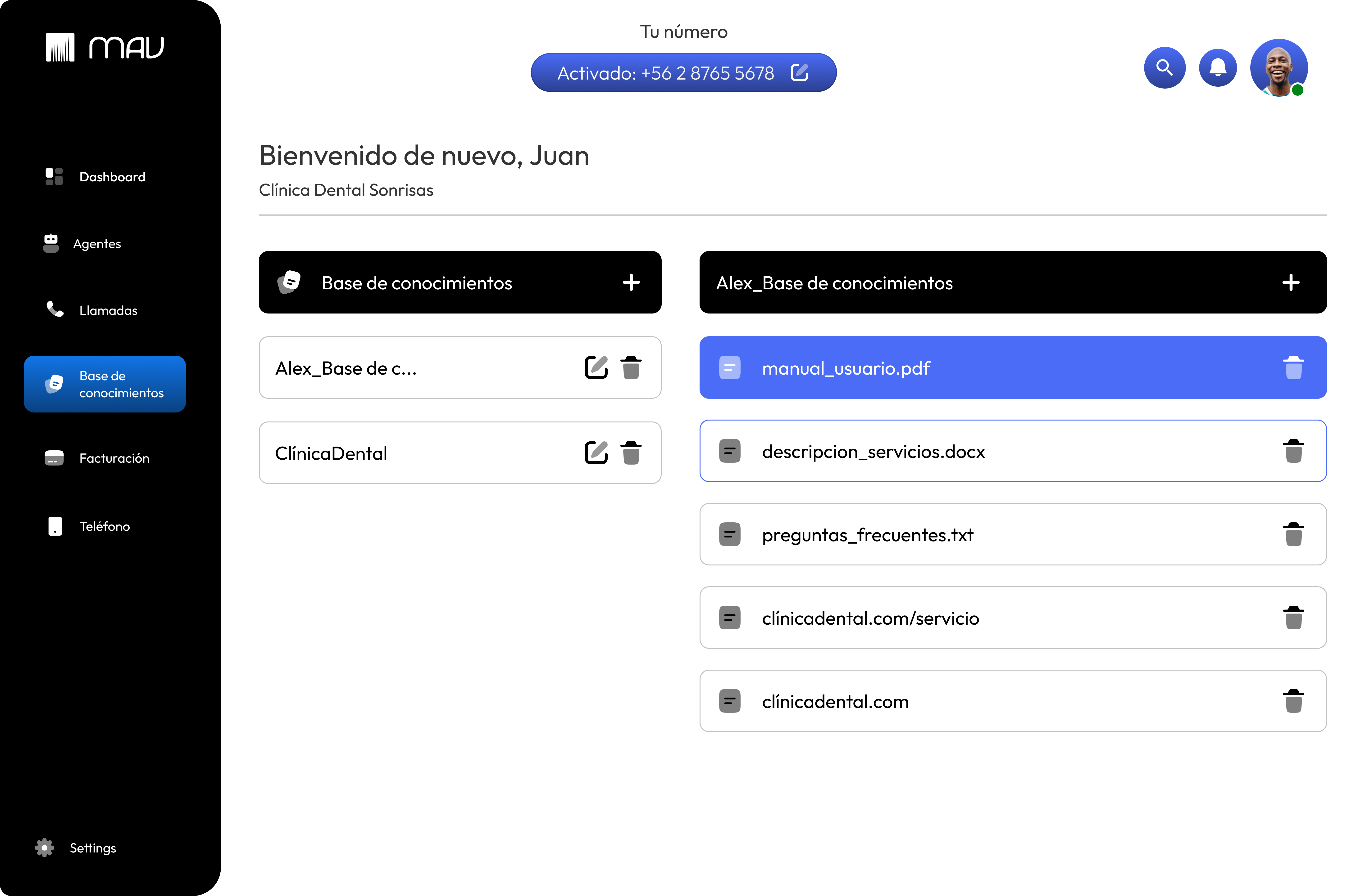 Dashboard con dialectos regionales